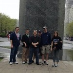 Some of the Winter 2012 Kappa Beta E-Board in Chicago for the Regional Meeting